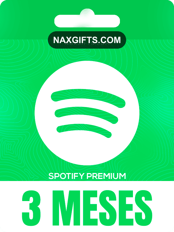 GIFTCARD SPOTIFY PREMIUM 3 MESES