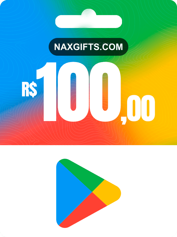 GIFTCARD GOOGLE PLAY R$100