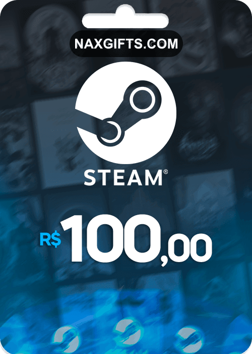 GIFTCARD STEAM R$100