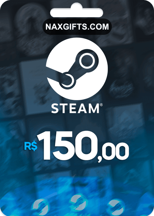 GIFTCARD STEAM R$150