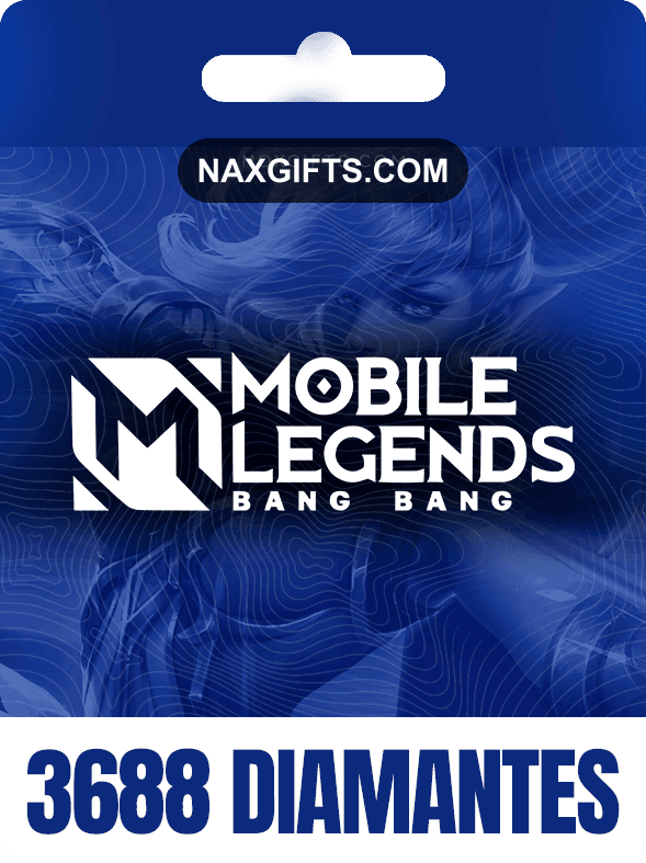 GIFTCARD MOBILE LEGENDS 3688 DIAMANTES