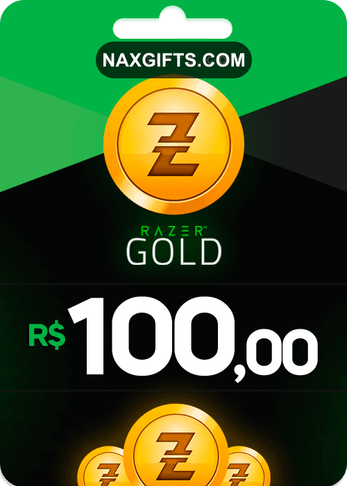 GIFTCARD RAZER GOLD R$100