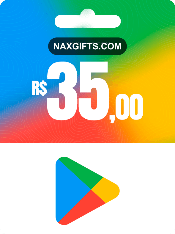 GIFTCARD GOOGLE PLAY R$35
