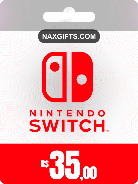 GIFTCARD NINTENDO SWITCH R$35