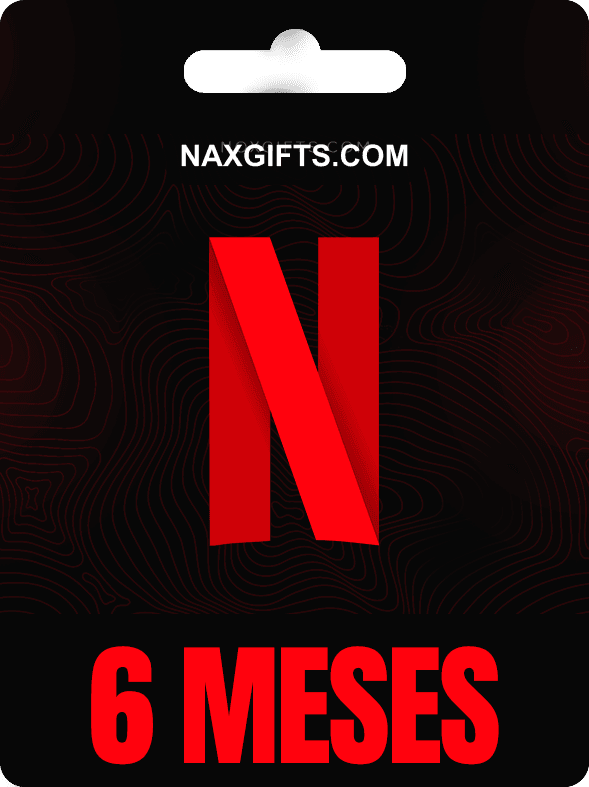 GIFTCARD NETFLIX 6 MESES