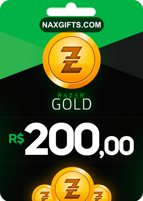 GIFTCARD RAZER GOLD R$200