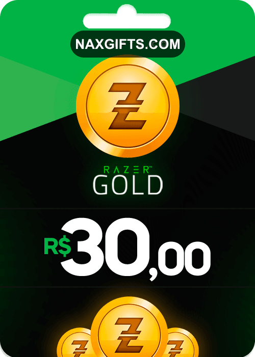 GIFTCARD RAZER GOLD R$30