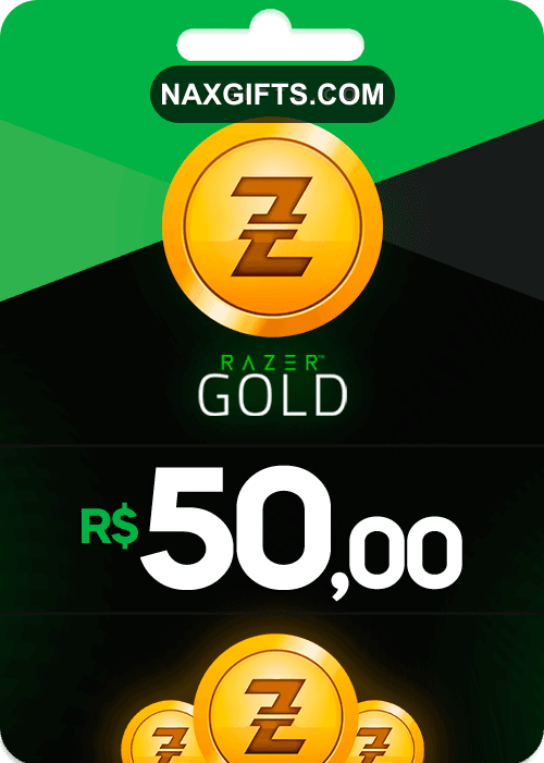 GIFTCARD RAZER GOLD R$50