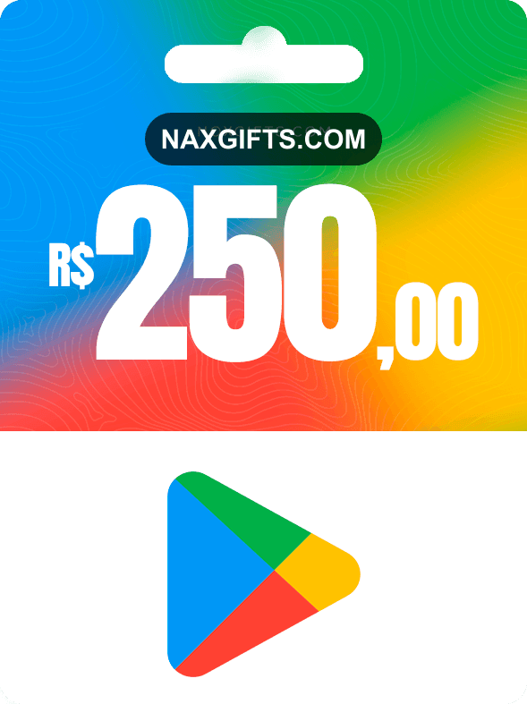 GIFTCARD GOOGLE PLAY R$250