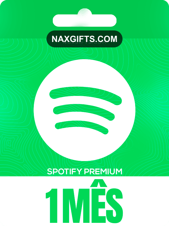 GIFTCARD SPOTIFY PREMIUM 1 MÊS