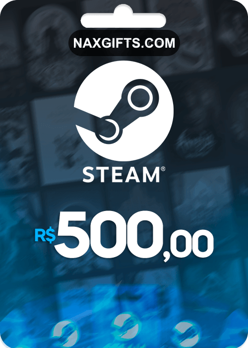 GIFTCARD STEAM R$500