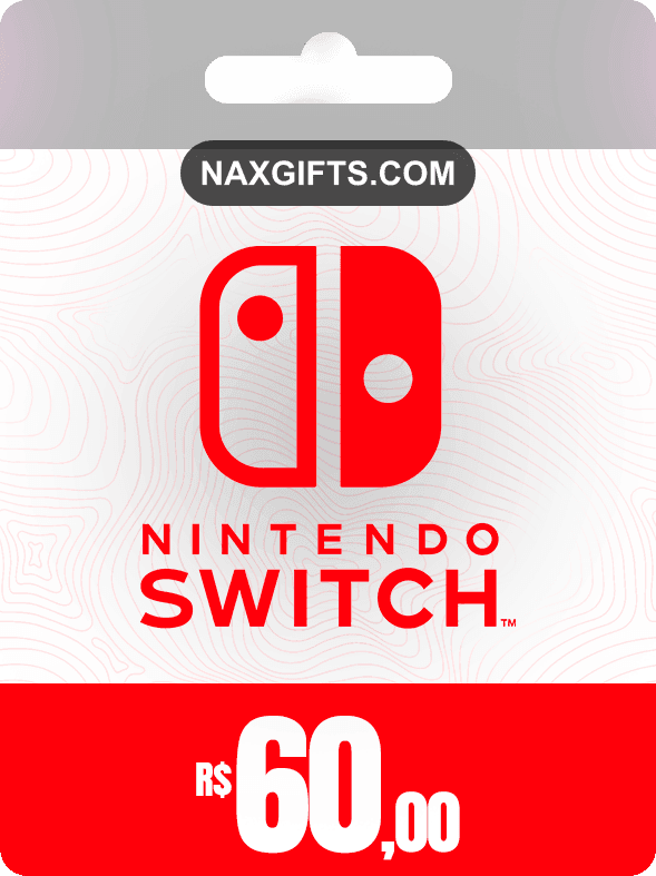 GIFTCARD NINTENDO SWITCH R$60